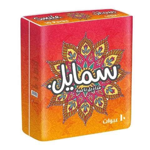 Fine Smile Facial Tissues 180x10 Pack