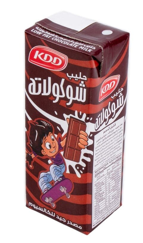 KDD Low Fat Chocolate Flavoued Milk 180ml