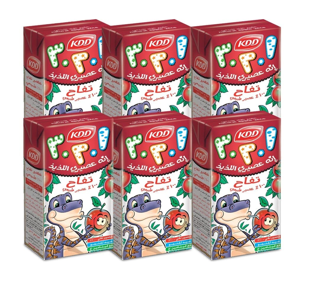 KDD Apple Nectar 6x125 Ml 