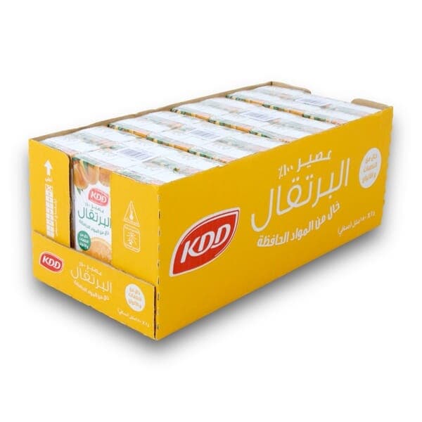 KDD Orange Juice 24x180 Ml 