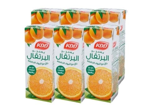 KDD Orange Juice 6x180 Ml 