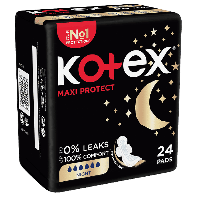 Kotex Maxi Thick Night Pads 24 Pads