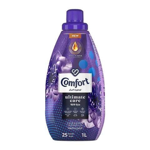 Comfort Concentrate Fabric Conditioner Lavender And Magnolia Purple 1l