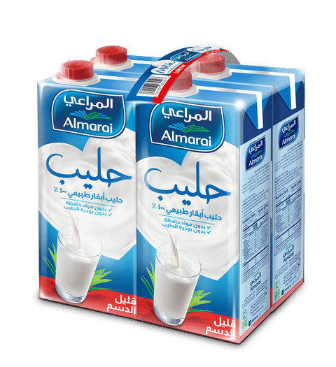 Almarai Low Fat Long Life Milk 4*1L