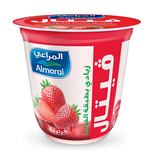 Almarai Vital Strawberry Yogurt 140 G