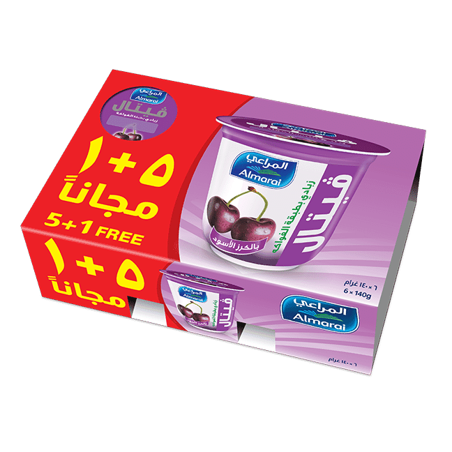 Almarai Yogurt Vital Berries 6 X 140 G