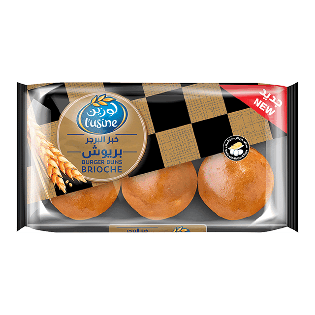 Lusine Brioche Burger Bread 400 G