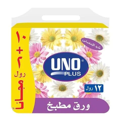 Uno Plus Kitchen Towels 10+2Rolls