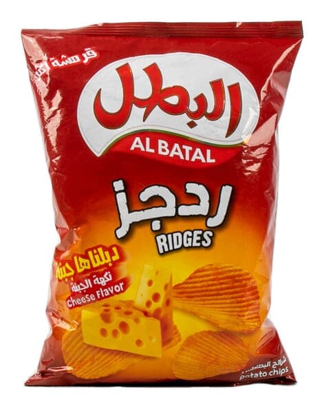 Al Batal Hot Potato Ridges 155 Grams