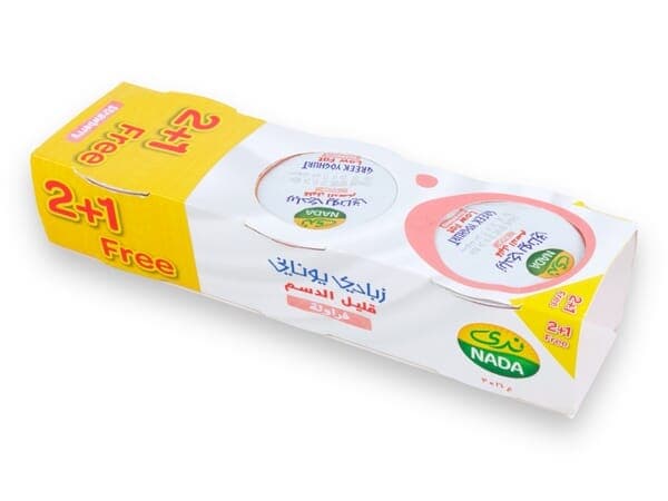 Nada Greek Yogurt With Strawberries 160×3 Pack