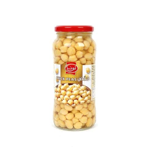 Chickpeas Luna Glass 580 g 