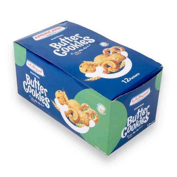 Americana Premium Butter Cookies - 12 packets