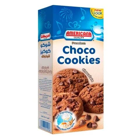 Americana Choco Cookies Original Luxury With Hershes Chocolate Pieces 180 G