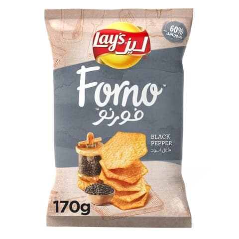 Lays Forno Black Pepper Potato Chips 160g