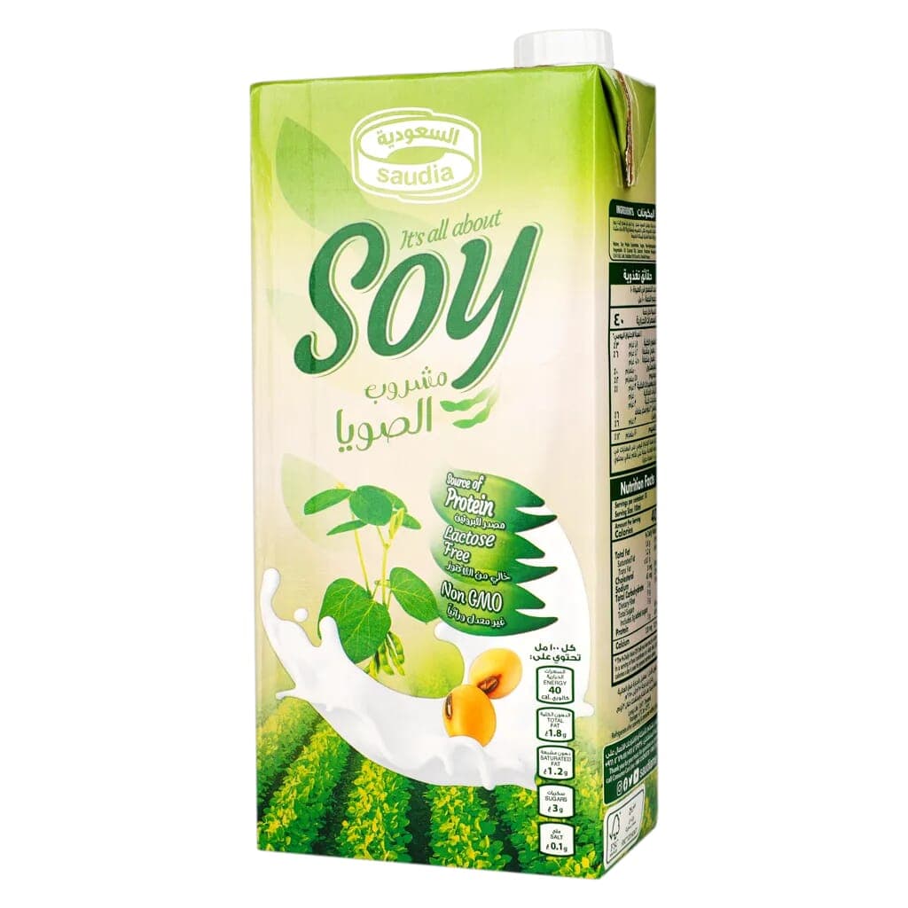 Saudia Vanilla Flavored Soya Milk 1L