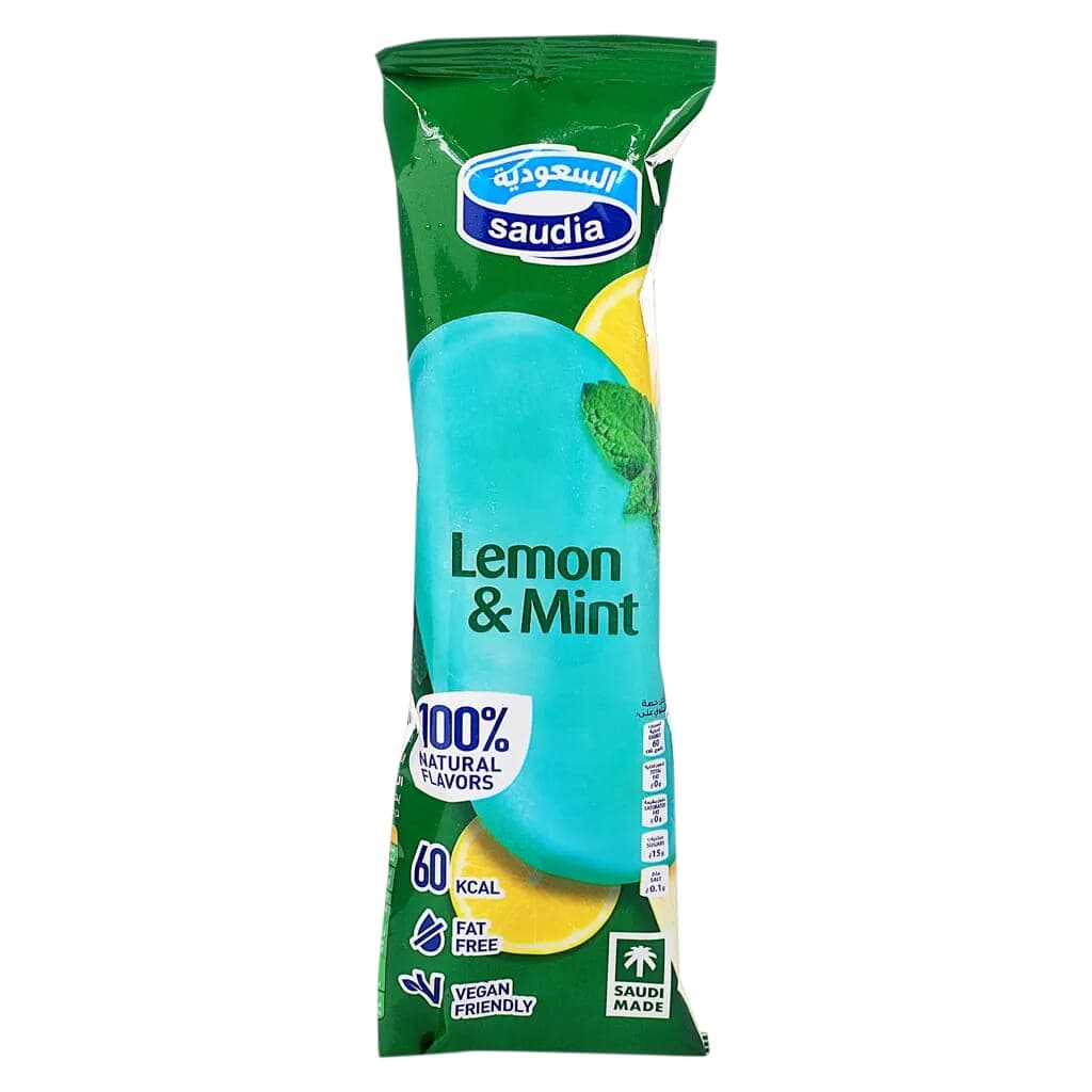 Saudia Lemon And Mint Ice Cream 80 Ml 