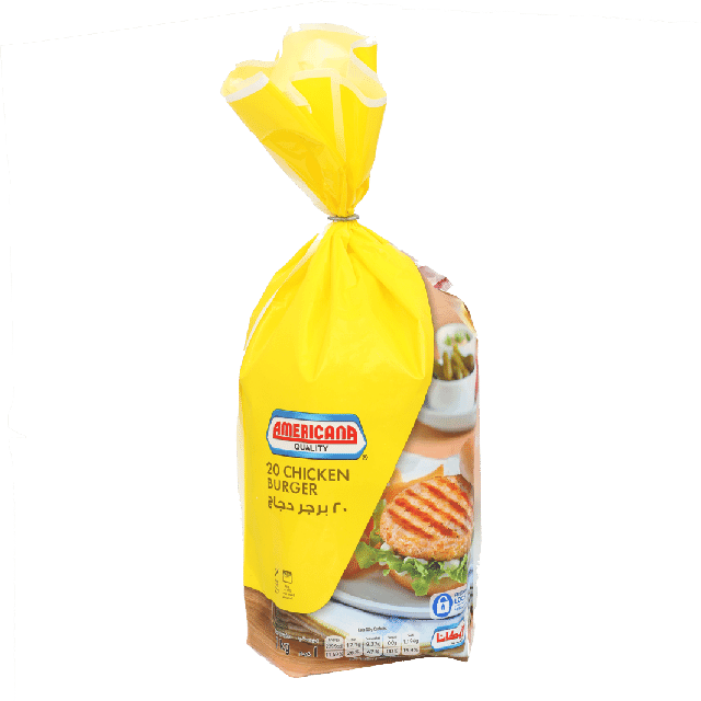 Americana Chicken Burger 20 Burgers 1 Kilo