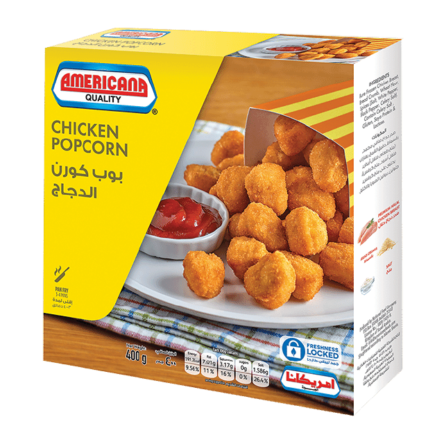 Americana Chicken Popcorn 400 G