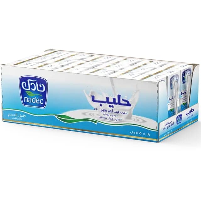 Nadec Plain Long Life Milk 125 Ml