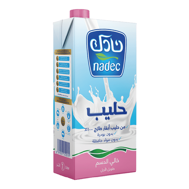 Nadec UHT Skimmed Milk 1L