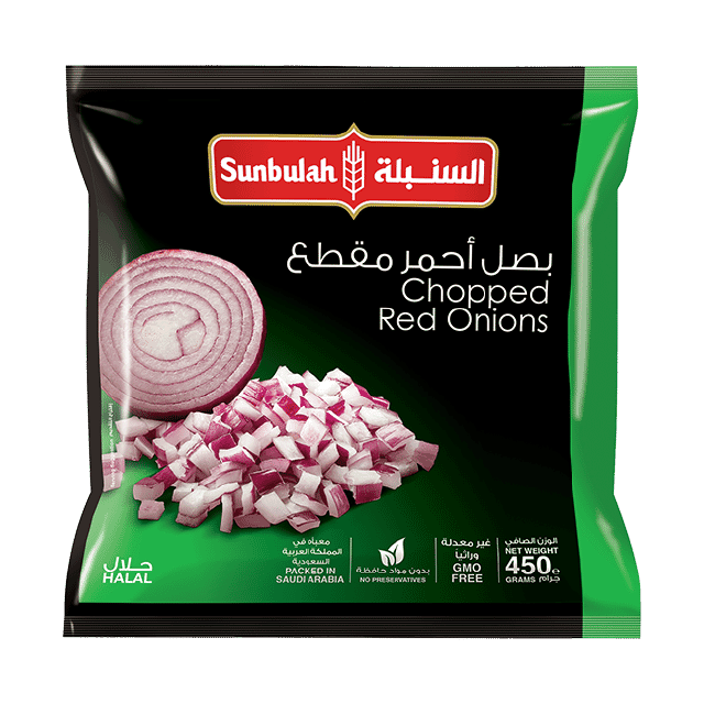 Al Sunbulah Chopped Red Onions 450 G