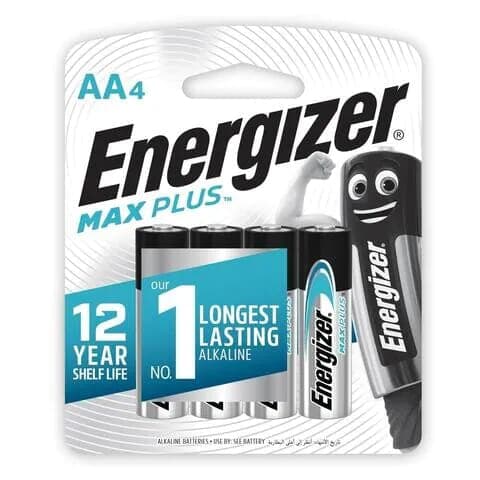 Energizer Max Plus AA Battery 4pc