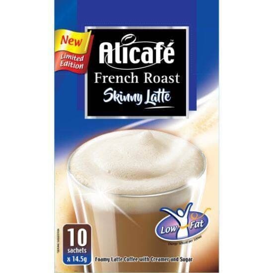 Ali Cafe French Roast Skinny Latte Coffee 14.5 G×10