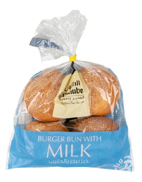 Danube Bakery Burger Bun with Milk Big Size 300 g
