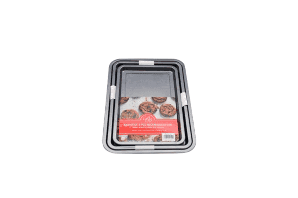 DOBLE NONSTICK RECTANGUL PAN 3P-S