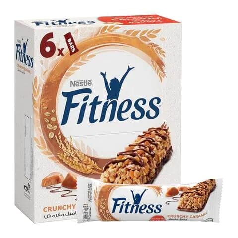 Nestle Fitness Caramel Cereal Bar 6×23.5 G