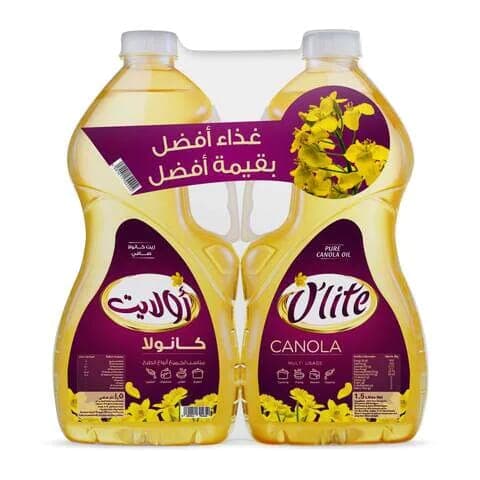Olite Pure Canola Oil 2*1.5L